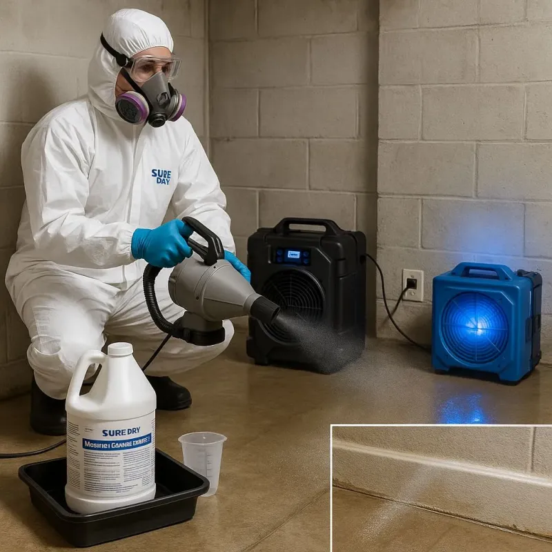 Sanitization and Odor Removal process in Sandwich, MA