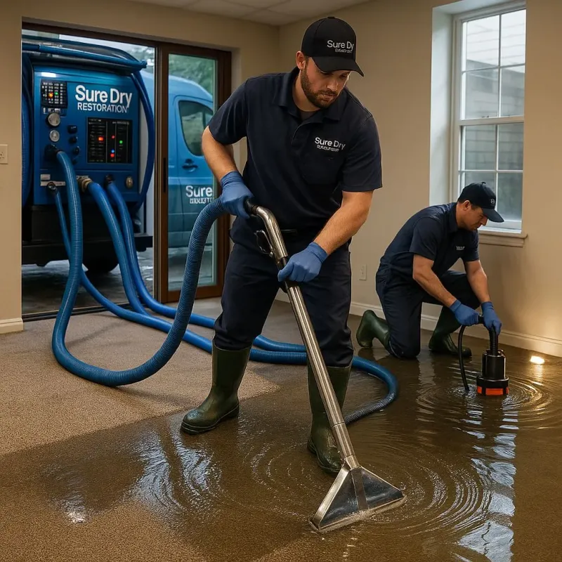 Water Extraction and Removal process in Sandwich, MA